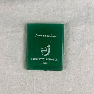 Vintage Endicott Johnson Promotional Pocket Mirror